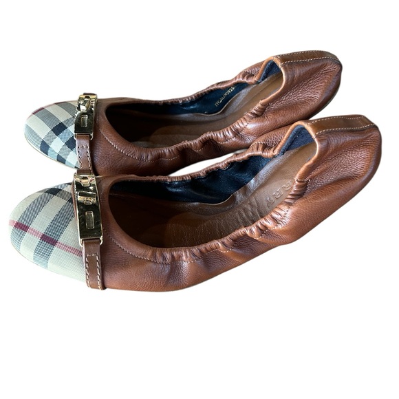 Burberry Ballet nova check Flats